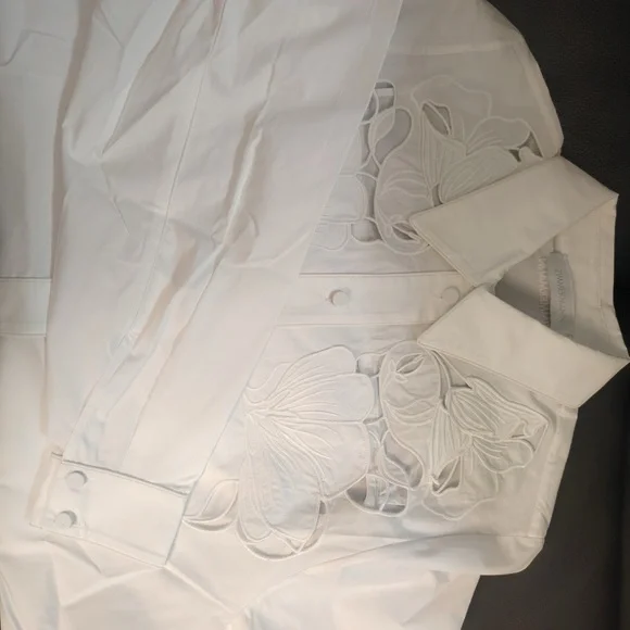 Zimmermann 2-Piece NWOT DAYLIGHT EMBROIDERED SHIRT + Shorts - Picture 8 of 14